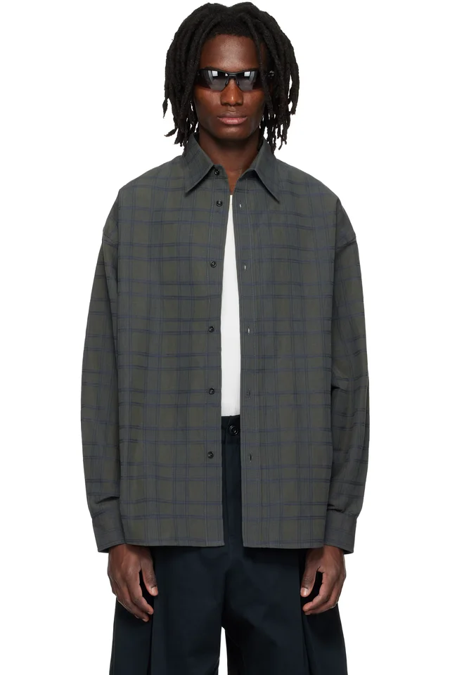 SAGE NATION Gray Chisholm Shirt, image 1 of 1 from SSENSE