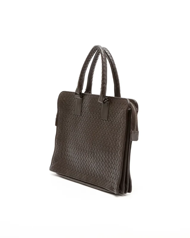 Bottega Veneta Intrecciato Briefcase Bag in Woven leather from A Retro Tale, photo 2 of 8