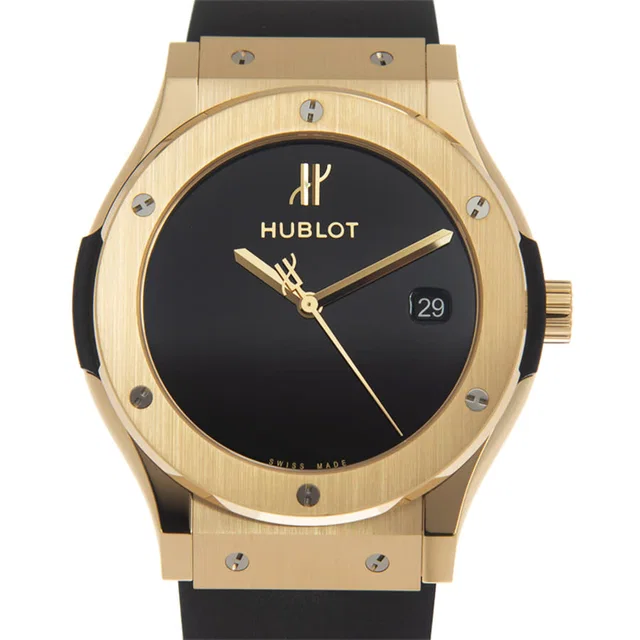 Hublot Classic Fusion Black Dial Mens Watch 511.VX.1280.RX.MDM40 in yellow|black|gold from Jomashop.com