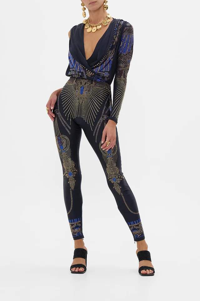 Camilla eBoutique ONE SLEEVE HOODED CATSUIT SOLID BLACK from CAMILLA, photo 1 of 1