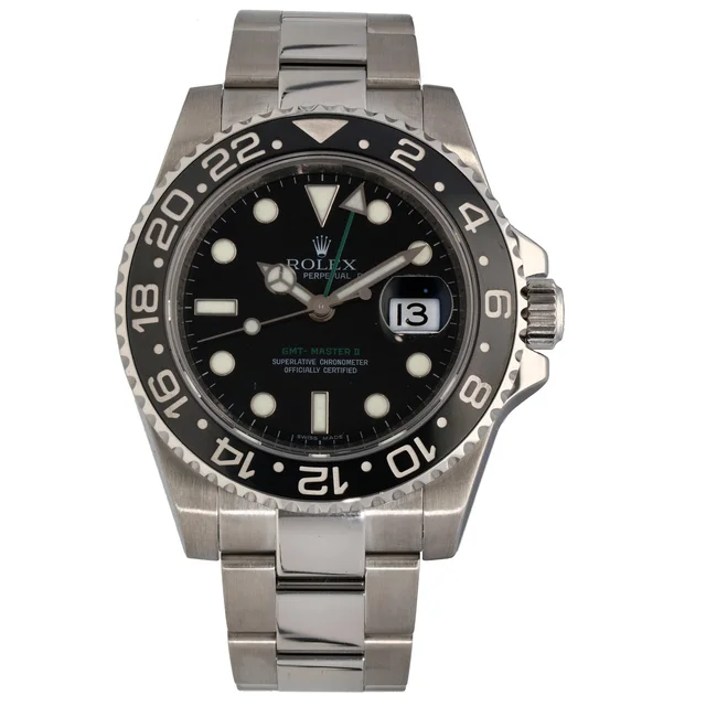 Rolex GMT Master II 116710 LN 40mm Stainless Steel Watch from H&T