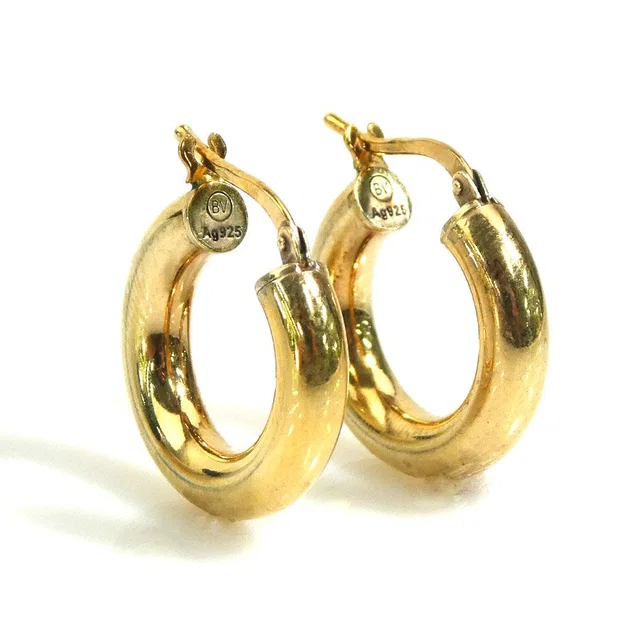 Bottega Veneta Earrings Gold in Gold from The Reluxe
