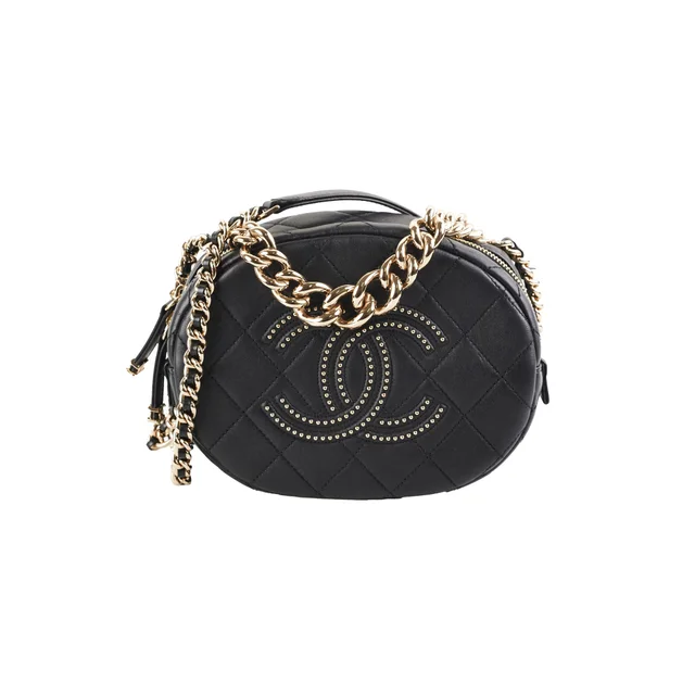 Chanel Seasonal Bag Black in Black Leather from The Purse Affair