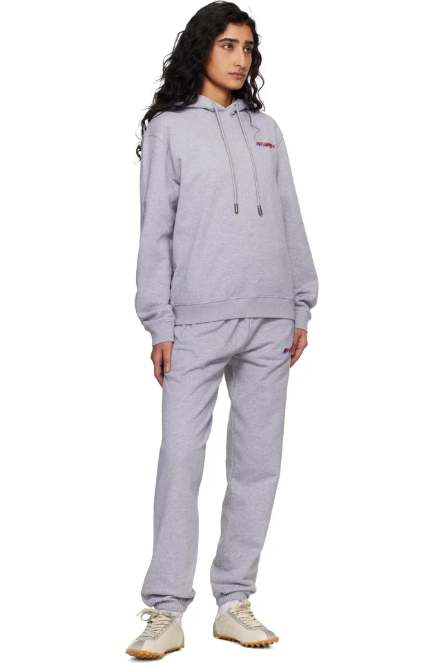 Off-White Gray Shadow Cuff Lounge Pants, photo 4 of 4 from SSENSE
