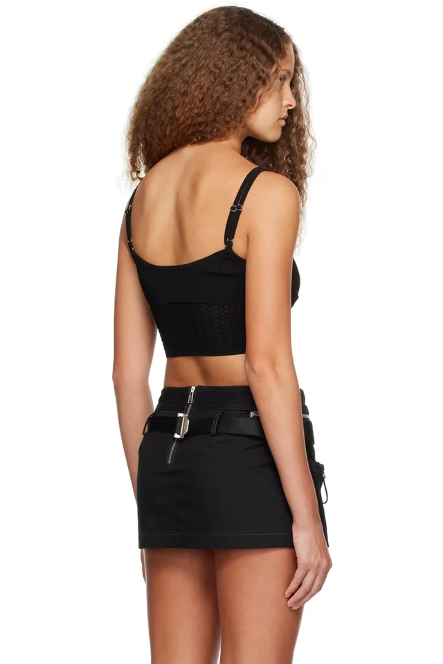 Dion Lee Black Serpent Tank Top, photo 3 of 4 from SSENSE