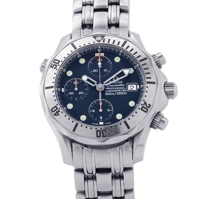 Omega Seamaster W42mm Stainless Steel Dark Blue Dial2598.80.00 in Blue from GALLERY RARE