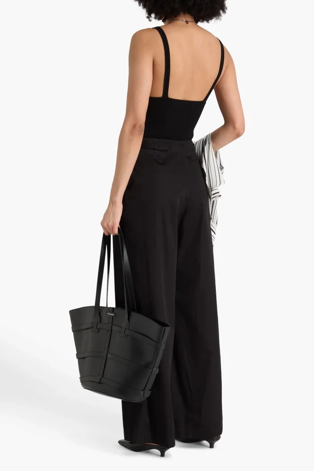 Joseph Tunius Wide-Leg Cotton-Sateen Trousers, photo 3 of 4 from THE OUTNET