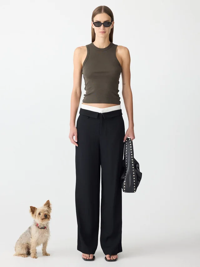 Bassike Turned Down Waistband Pant from bassike, photo 1 of 1