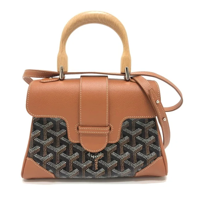 Goyard Saigon Mini Soft Bag, 2-Way Crossbody Shoulder Handbag, Coated Canvas in black Coated canvas from Poshmark