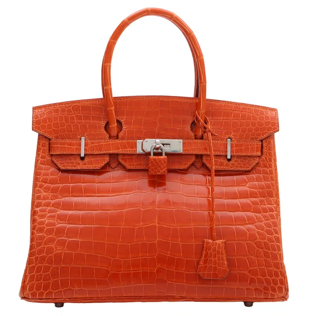Hermès 2002 Birkin 30 Orange in Orange from VINTAGE QOO TOKYO