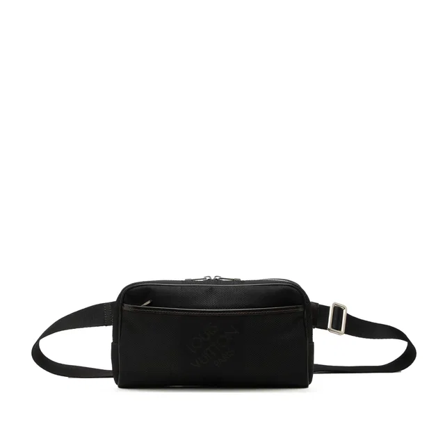 Black Louis Vuitton Damier Geant Acrobat Belt Bag in Black Canvas from Designer Revival