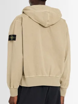 Stone Island Hooded sweatshirt with zip in 0% Cotton, photo 3 of 5 from LUISAVIAROMA