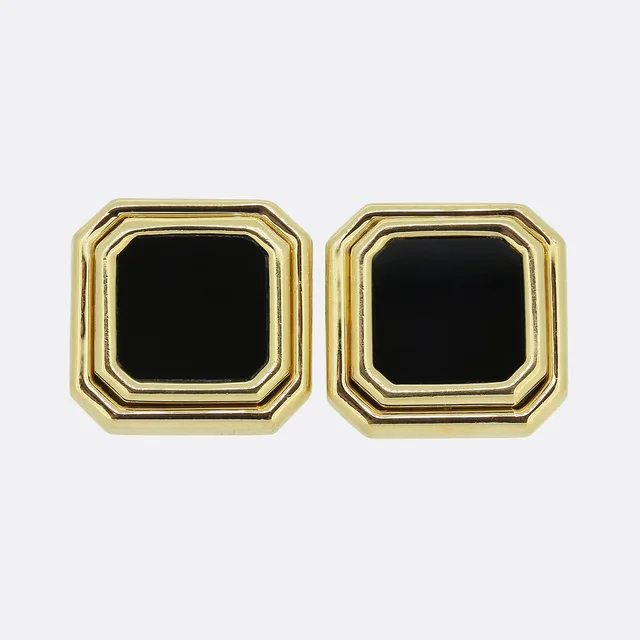 Tiffany & Co. Onyx Cufflinks from The Vintage Jeweller