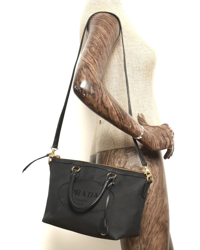 Prada Jacquard Tote Bag in Canvas from A Retro Tale, photo 12 of 12