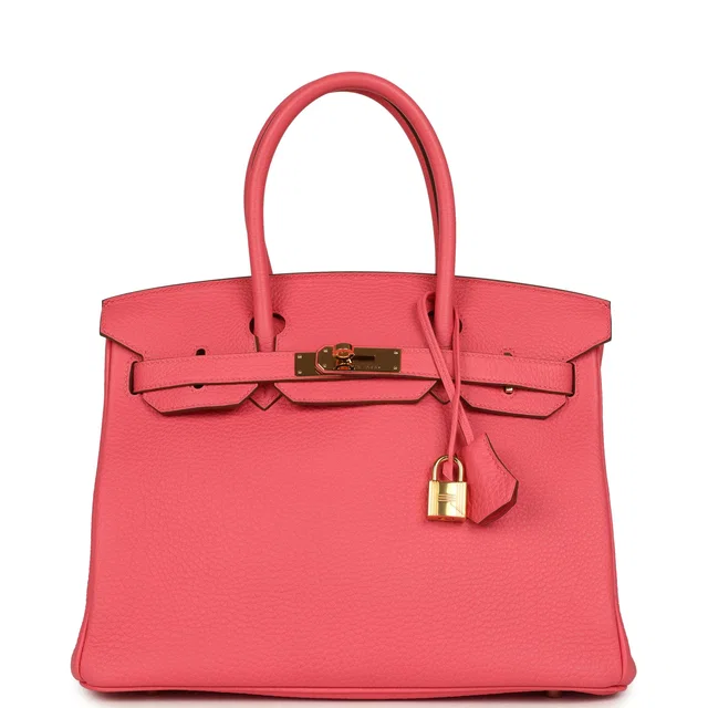 Hermès Birkin 30 Rose Lipstick Togo Gold Hardware in Pink Togo leather from Madison Avenue Couture