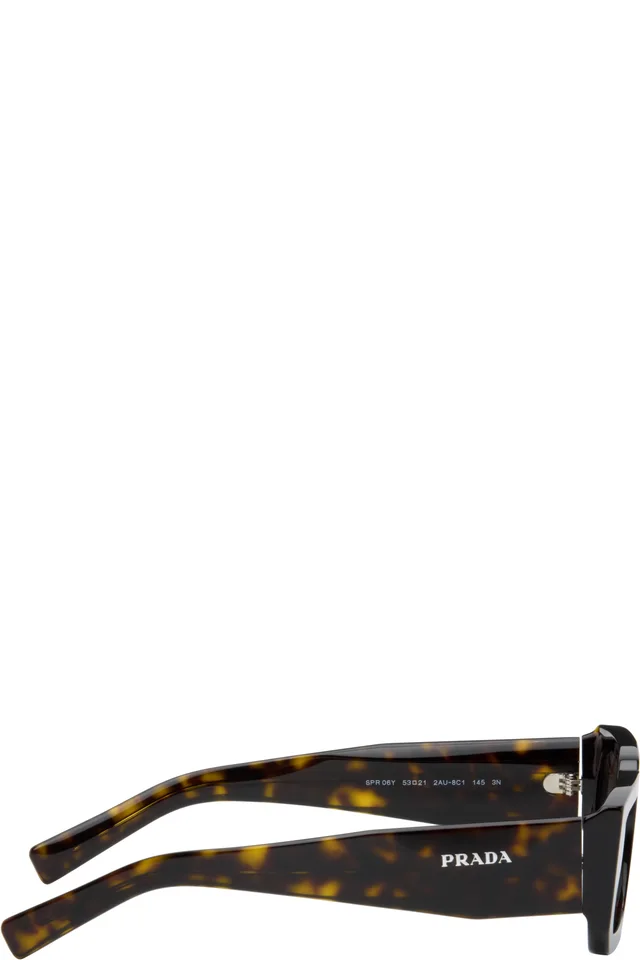Prada Eyewear Brown Symbole Sunglasses, photo 2 of 4 from SSENSE