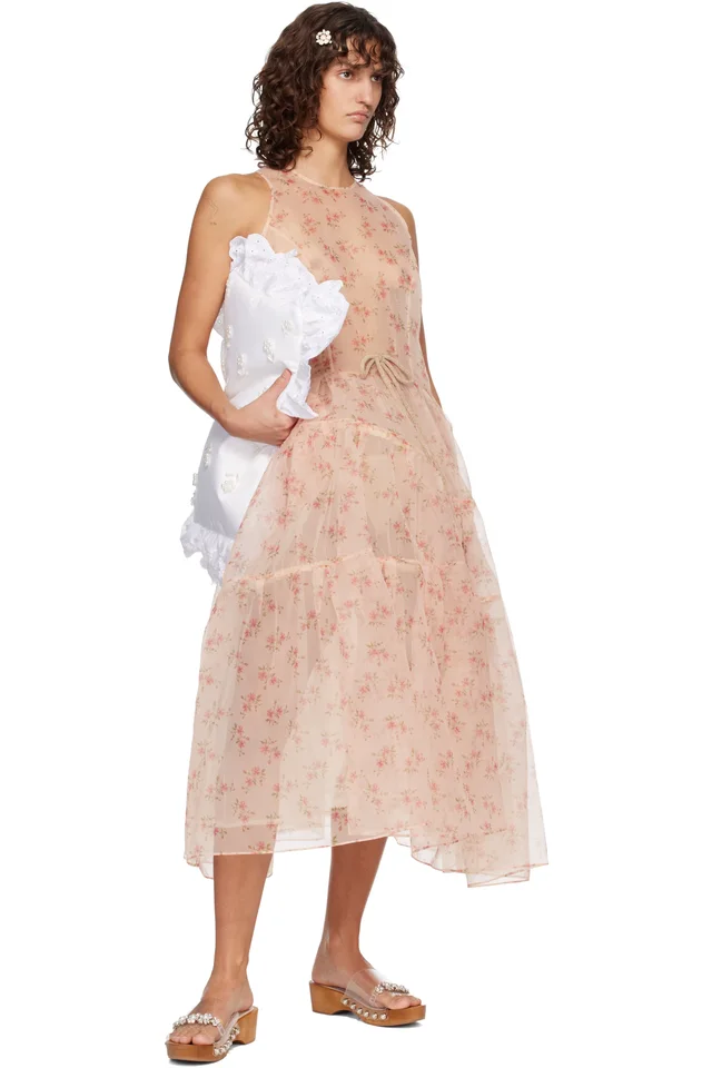 Simone Rocha White Embellished Pillowcase Clutch, photo 4 of 4 from SSENSE