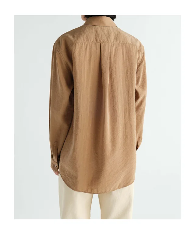 Lemaire Regular Shirt In Dry Silk, photo 5 of 5 from SENSER