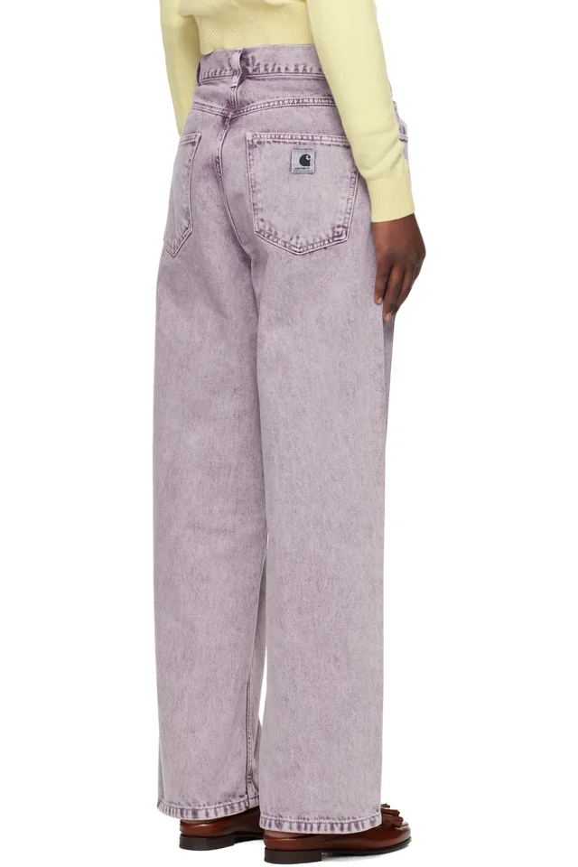 Carhartt Work In Progress Purple Brandon Jeans, photo 3 of 4 from SSENSE