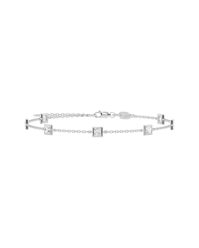 Lab Grown Diamonds 14K 1.00 ct. tw. Lab-Grown Diamond Station Bracelet, image 1 of 1 from Rue La La