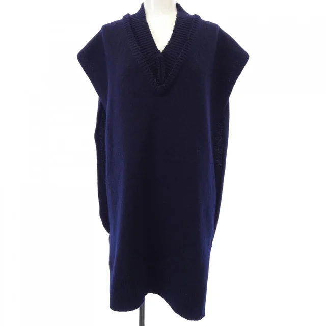 Maison Margiela SI1TH0001 S18064 Vest in Navy type S. from KOMEHYO