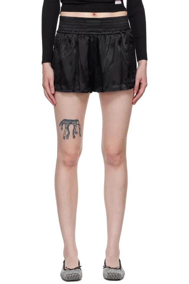Alexander Wang Black Track Shorts, image 1 of 1 from SSENSE