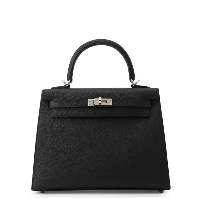 Hermès Kelly Sellier Black Epsom Size 25 in Black Epsom leather from GALLERY RARE