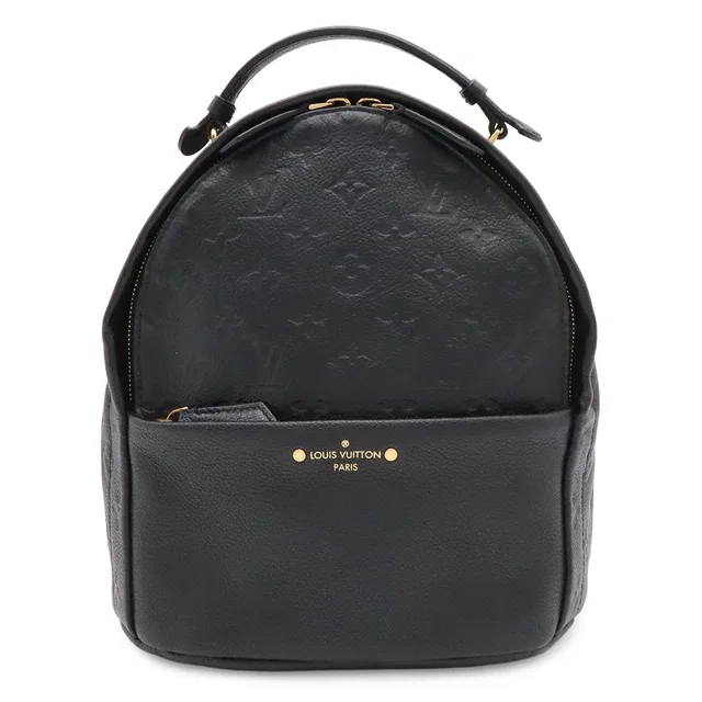 Louis Vuitton Monogram Empreinte Sorbonne Backpack Mini Noir Black in Black Leather from The Reluxe