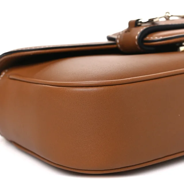 Gucci Horsebit 1955 Small Soft Top Handle Shoulder Bag Brown in Brown Calfskin from FASHIONPHILE, photo 8 of 9