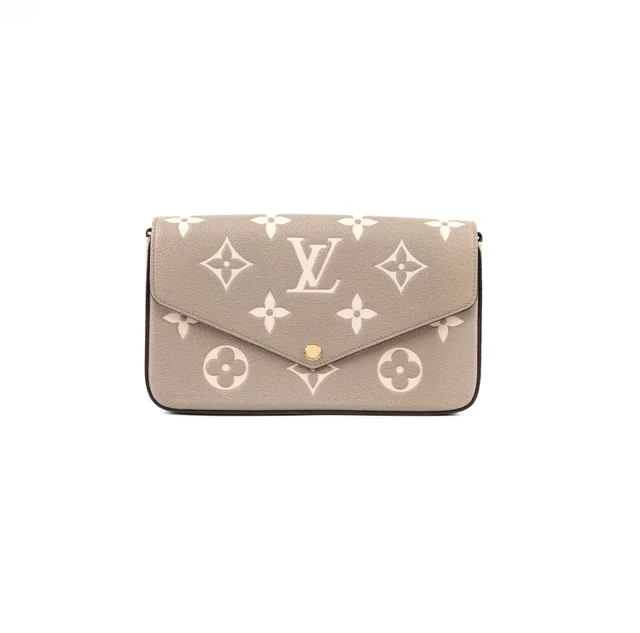 Louis Vuitton Felicie Empreinte Tourterelle in Leather from The Purse Affair