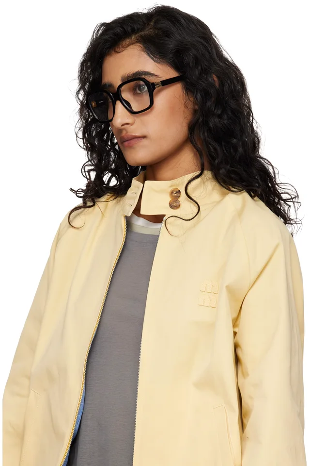 Miu Miu Eyewear Black Square Glasses, photo 4 of 4 from SSENSE