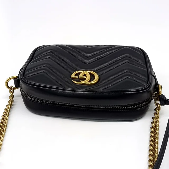 Gucci Marmont Matelassé Mini Crossbody Bag (448065) from GUGUS, photo 5 of 6