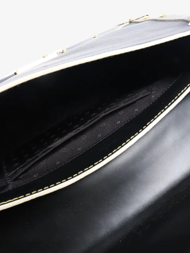 Louis Vuitton 2007 Black studded shoulder bag in Black Leather from Sign of the Times, photo 6 of 10