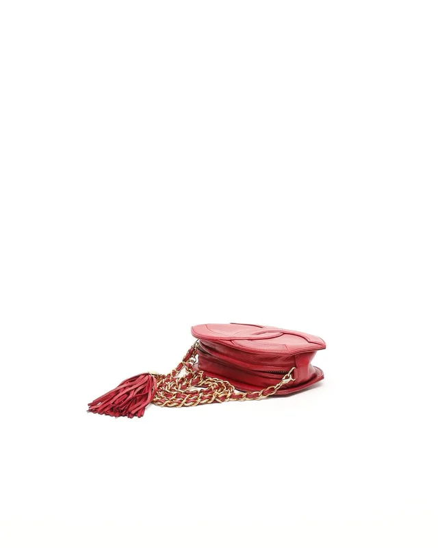 Chanel Small CC Tassel Camera Bag in Leather from A Retro Tale, photo 5 of 13