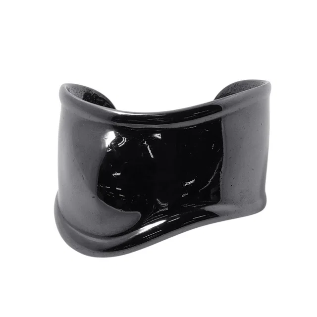 Tiffany & Co. Elsa Peretti Bone Cuff (Right Hand) Size Small Ruthenium from GALLERY RARE