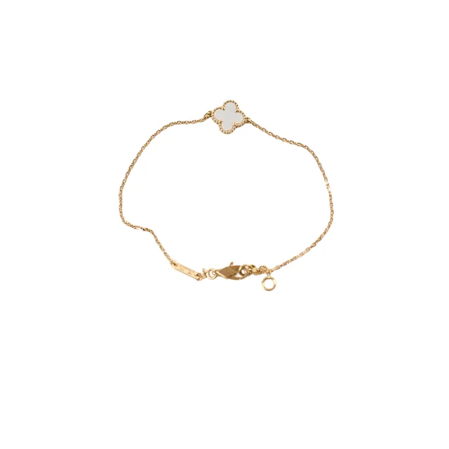 Van Cleef & Arpels Sweet Alhambra Mother Of Pearl MOP Bracelet 2025 from The Purse Affair