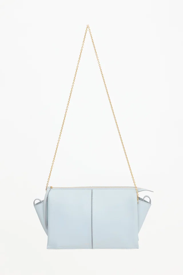 Celine 2017 Leather Trifold Clutch Bag in Leather from VSP Consignment