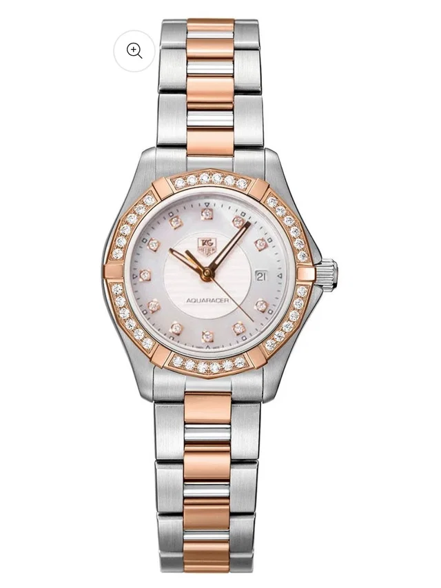 Luxury Tag Heuer Aquaracer Diamond Watch in silver|gray from Poshmark