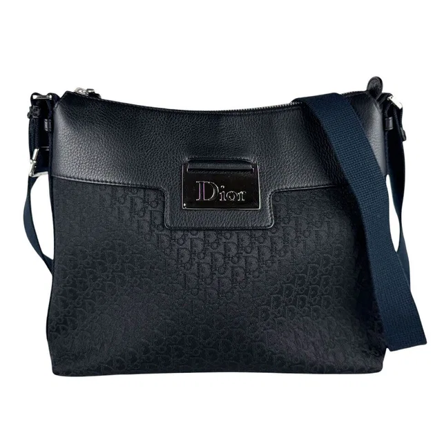 Dior Shoulder Bag Black in Black Canvas from The Reluxe