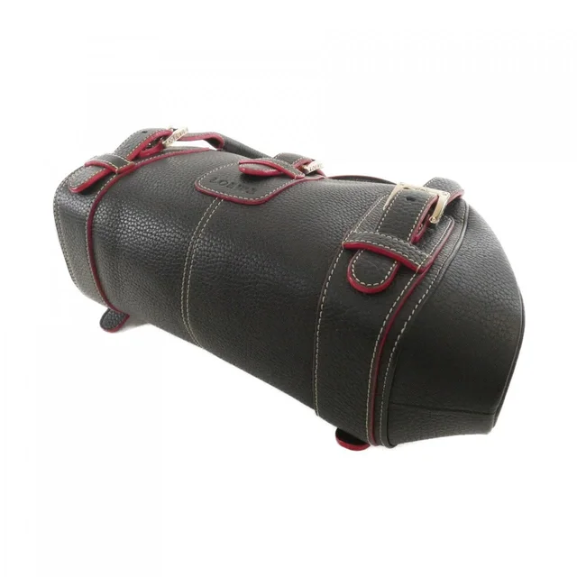 Loewe Senda Bag in BLACK+RED / SILVER metal fittings WxHxD: 25-34cm x 15cm x 9cm Handle: 35-43cm from KOMEHYO, photo 3 of 8