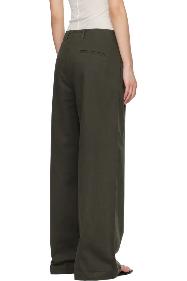 OUR LEGACY Brown Bridge Chino Trousers, photo 3 of 4 from SSENSE