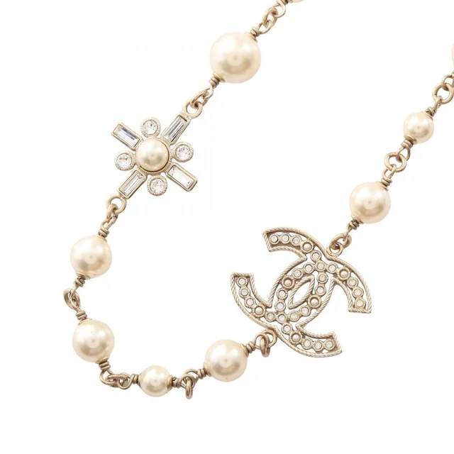 Chanel Necklace CC Logo from The Reluxe