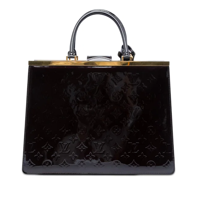 Purple Louis Vuitton Monogram Vernis Deesse GM Handbag in Purple Leather from Designer Revival