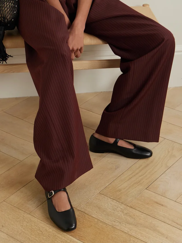 LE MONDE BERYL Leather Mary Jane ballet flats in Black, photo 2 of 2 from NET-A-PORTER (Canada)