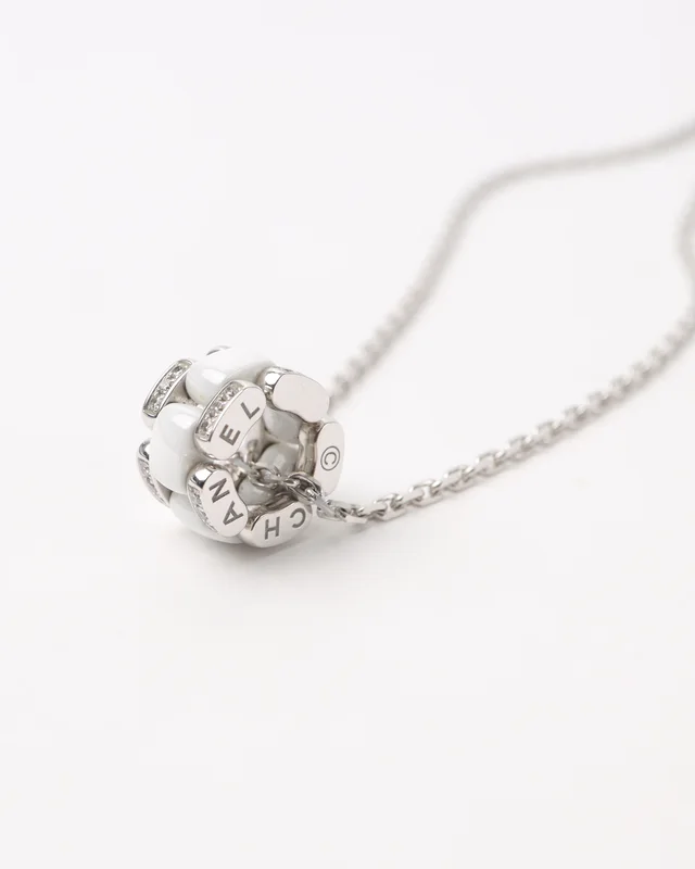 Chanel Ultra 18k White Gold Necklace in White from A Retro Tale, photo 5 of 8