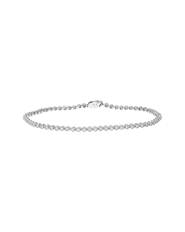 Amairah Silver 1.00 ct. tw. Lab-Grown Diamond Tennis Bracelet, image 1 of 1 from Gilt