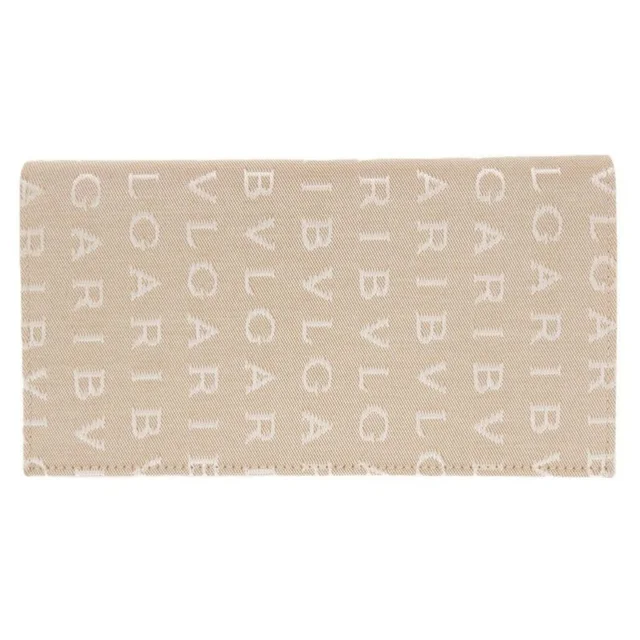 Bvlgari Logomania Canvas Leather Beige Long Wallet Long Billfold Brown 1252 in brown|red Canvas from Poshmark
