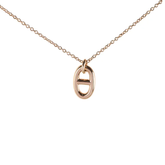 Hermès Farandole Pendant Small Model Rose Gold 2025 in Pink from The Purse Affair