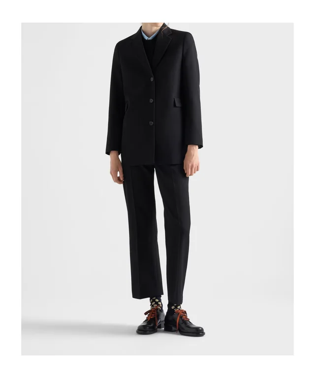 Prada single-breasted gabardine jacket, photo 2 of 6 from SENSER