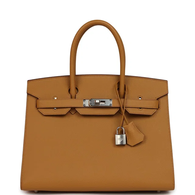 Hermès Birkin Sellier 30 Sesame Epsom Palladium Hardware in Epsom leather from Madison Avenue Couture